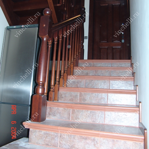 фотография Прямая лестница pryam8v в интерьере