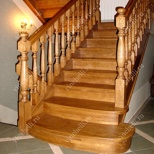 фотография Лестница c поворотом на 180° sv19v в интерьере