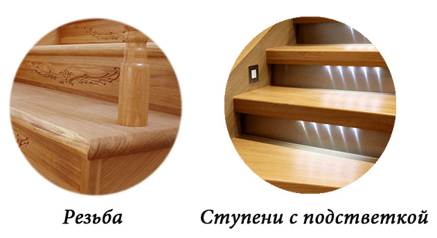 дизайн деревянных ступеней