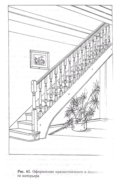 декорирование лестницы