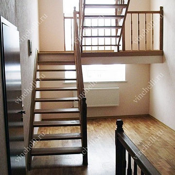 фотография Лестница c поворотом на 180° sv21v в интерьере