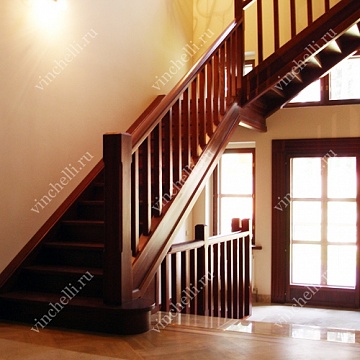 фотография Лестница c поворотом на 90° d24g в интерьере