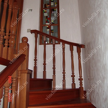 фотография Лестница c поворотом на 180° sv4v в интерьере