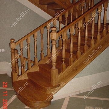 фотография Лестница c поворотом на 180° sv26v в интерьере