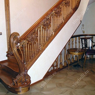фотография Прямая лестница pryam1v в интерьере